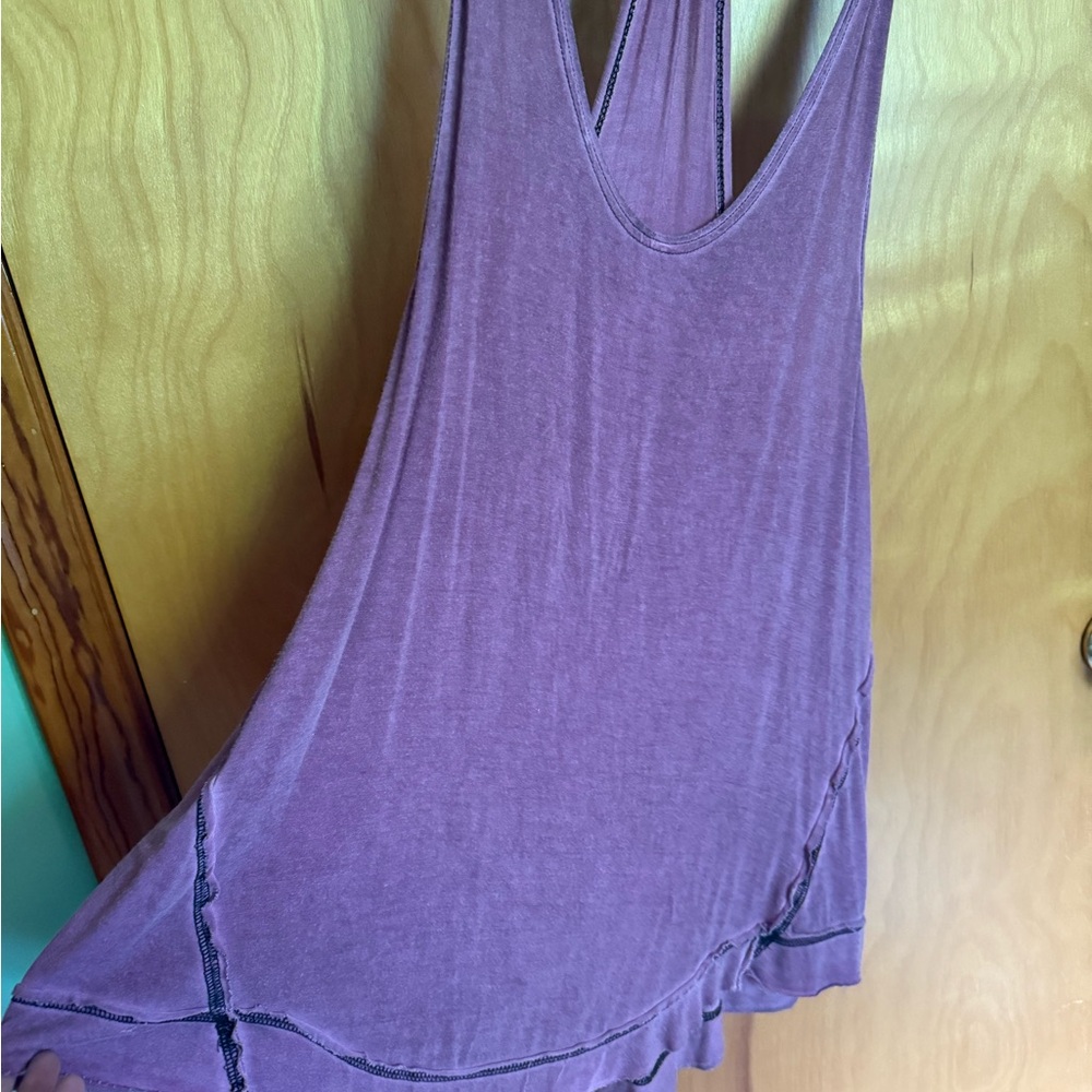 We The Free Washed Purple Tank Top - Picture 2 of 5